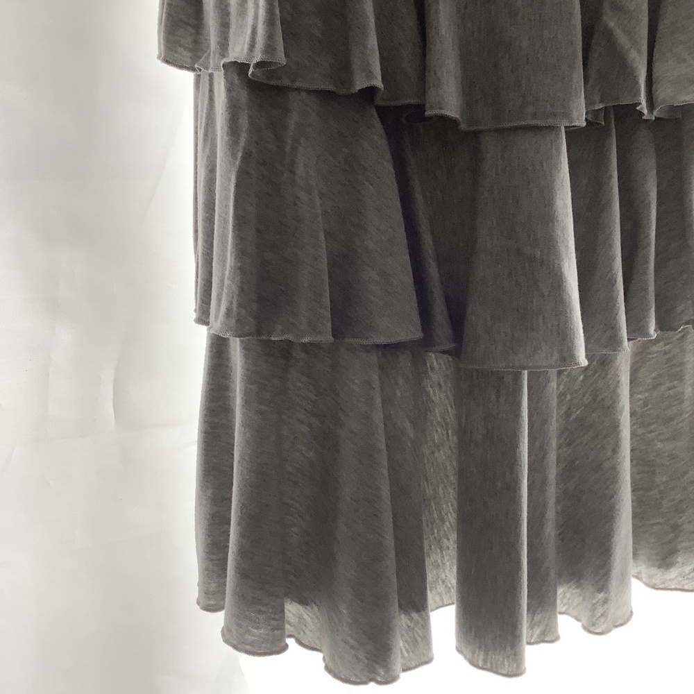 Grey Ruffle Tiered Tank Dress - Picture 3 of 6